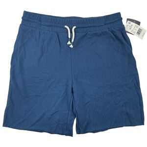 Grayson Threads Kids Navy Blue Jogger Shorts Drawstring Elastic Waist Cut Off XL